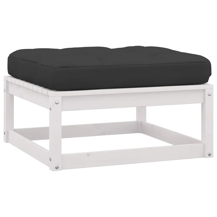 Salon de jardin 4 pcs avec coussins Bois de pin massif - 6