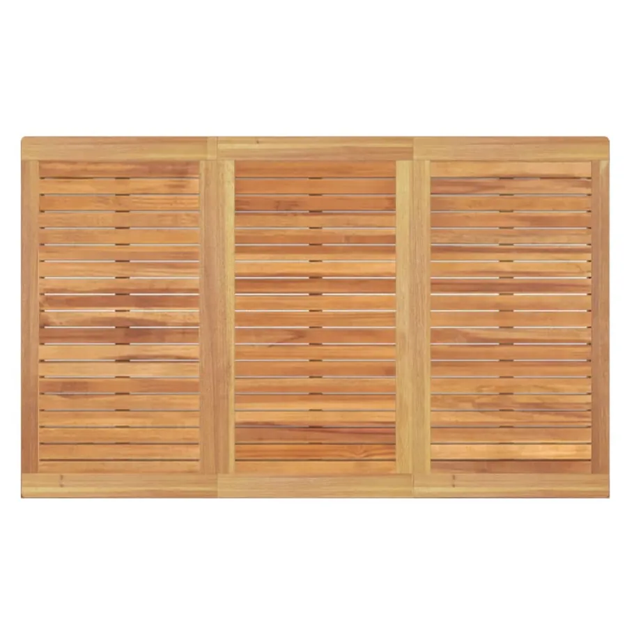 Ensemble à manger de jardin 4 pcs Bois de teck massif - 11
