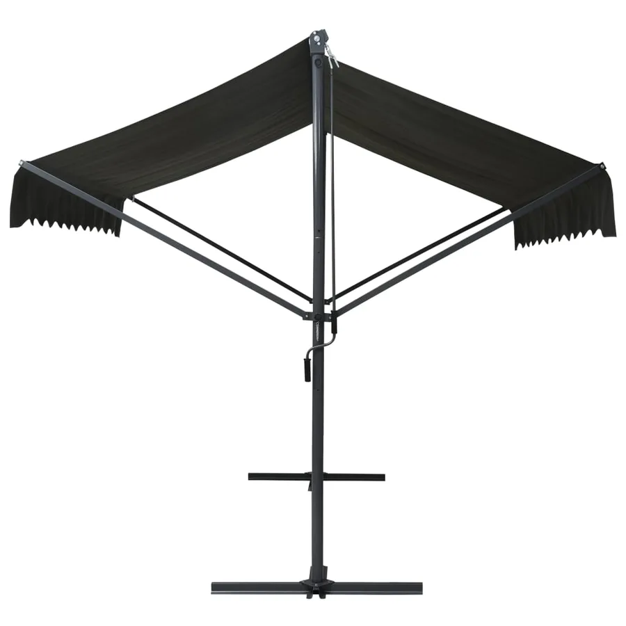 Auvent sur pied 300 x 300 cm Anthracite - 3