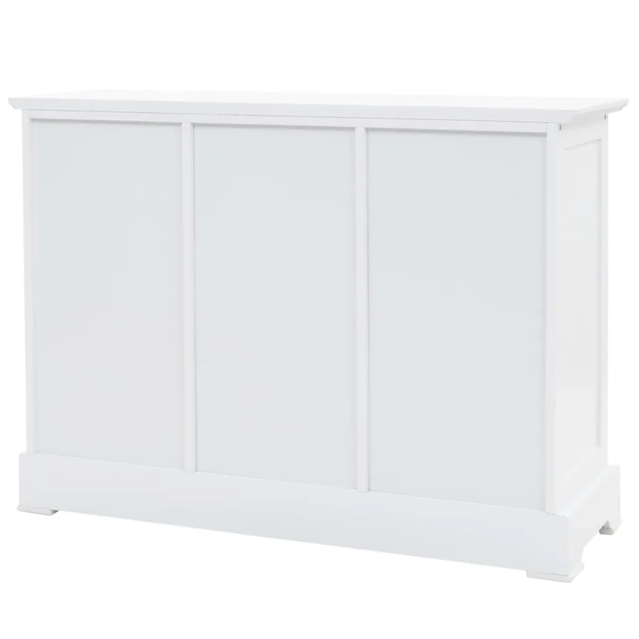 Buffet avec 3 portes MDF et Bois de pin 105x35x77,5 cm - 4