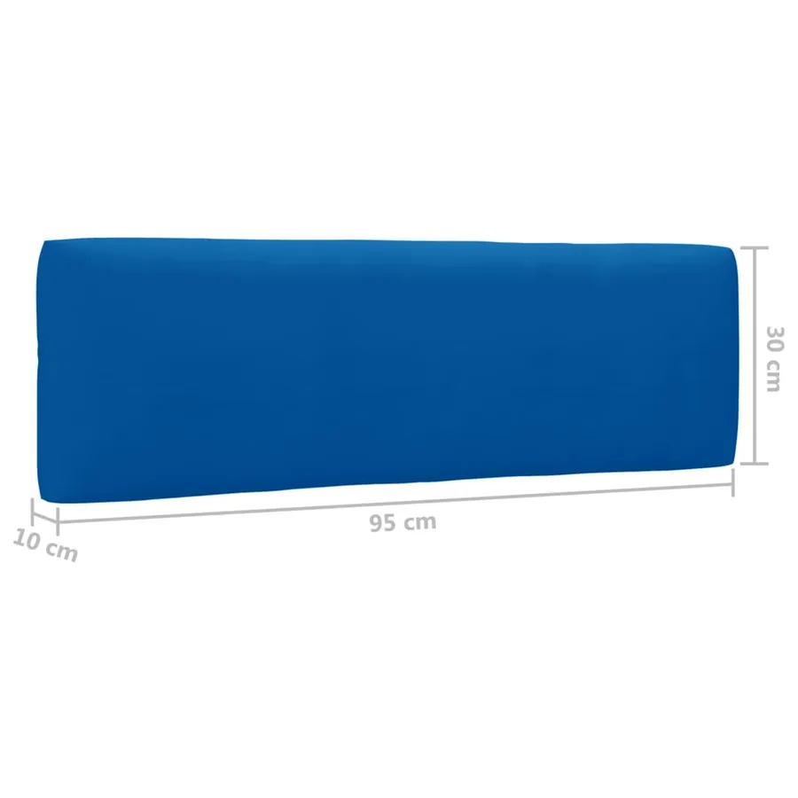 Canapé palette 2 places avec coussins Bois de pin imprégné - 7