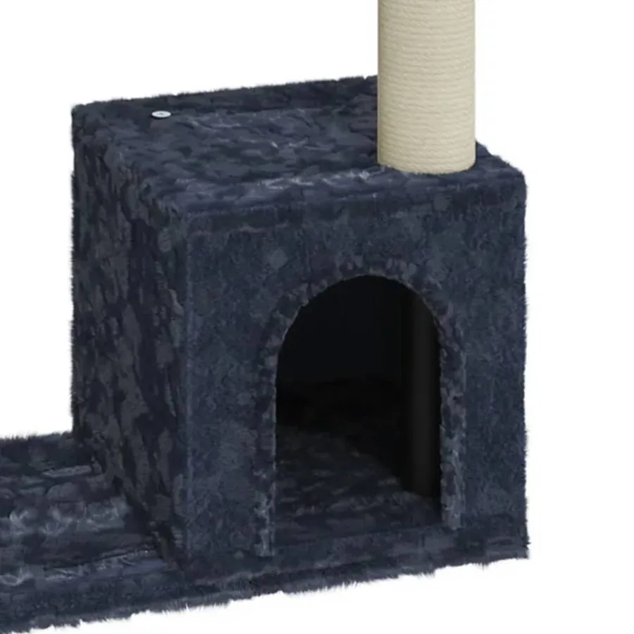 Arbre à chat avec griffoirs en sisal Gris foncé 70 cm - 5