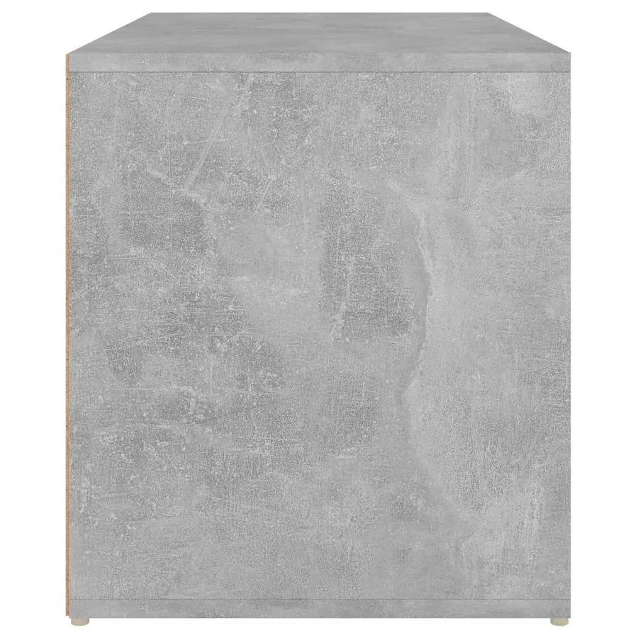 Banc d'entrée 80x40x45 cm Gris béton Bois d'ingénierie - 7