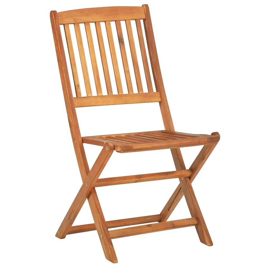 Ensemble de bistro 4 pcs Bois d'acacia solide - 8