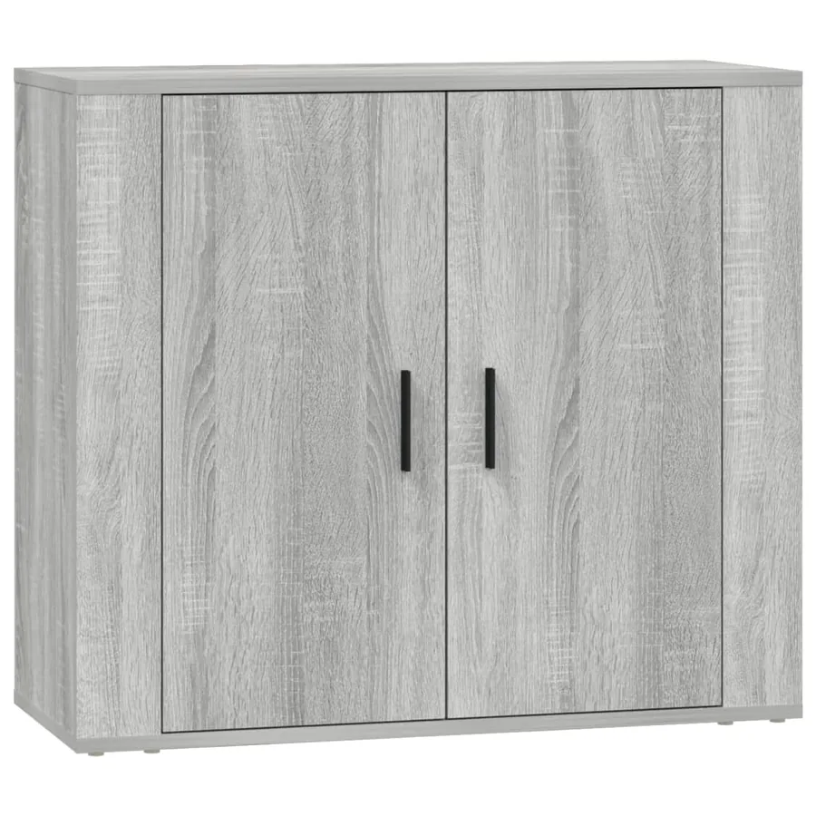 Buffets 3 pcs Sonoma gris Bois d'ingénierie - 7