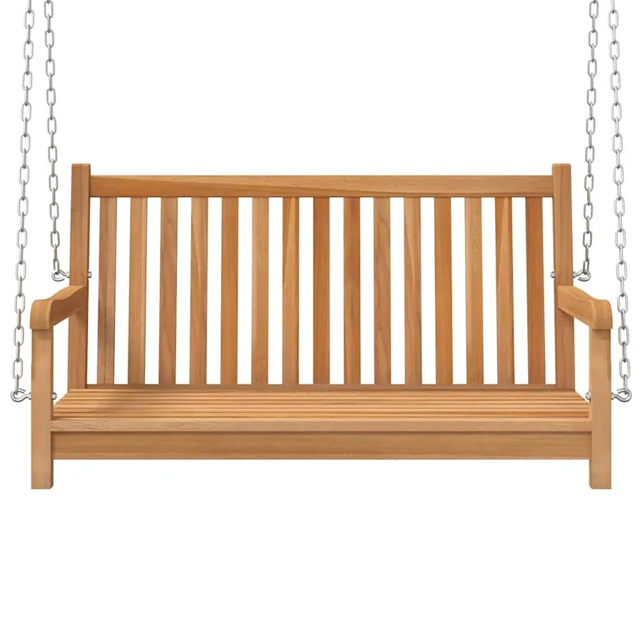 Balancelle Bois de teck massif 114x60x64 cm - 3