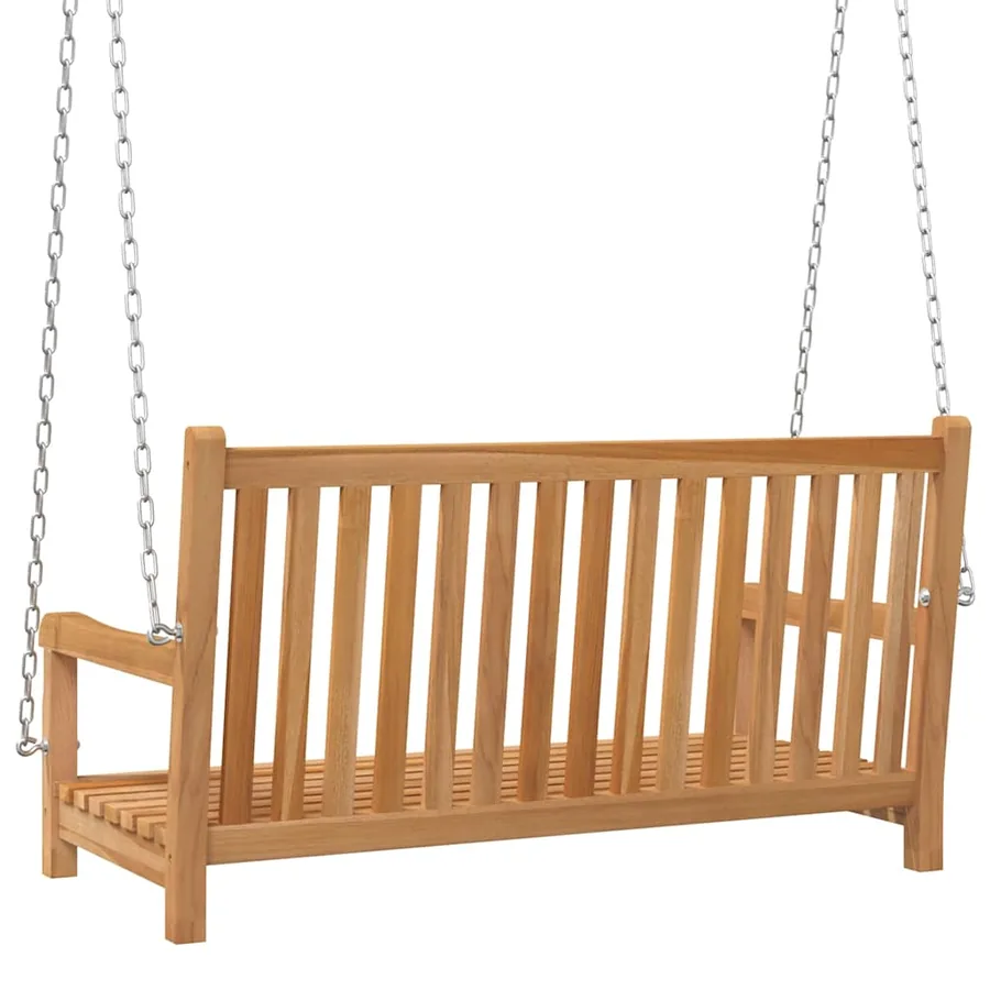 Balancelle Bois de teck massif 114x60x64 cm - 4