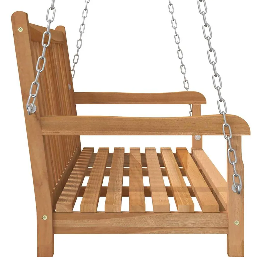 Balancelle Bois de teck massif 114x60x64 cm - 5