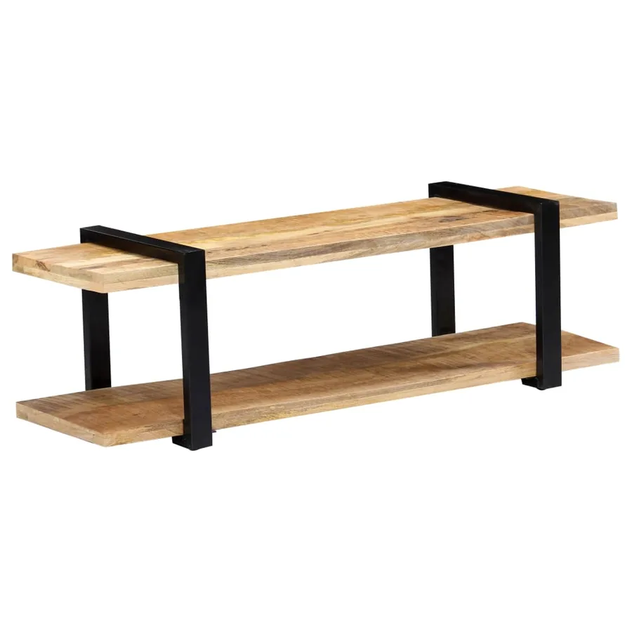 Meuble TV 247885 cm Bois de manguier massif - 8