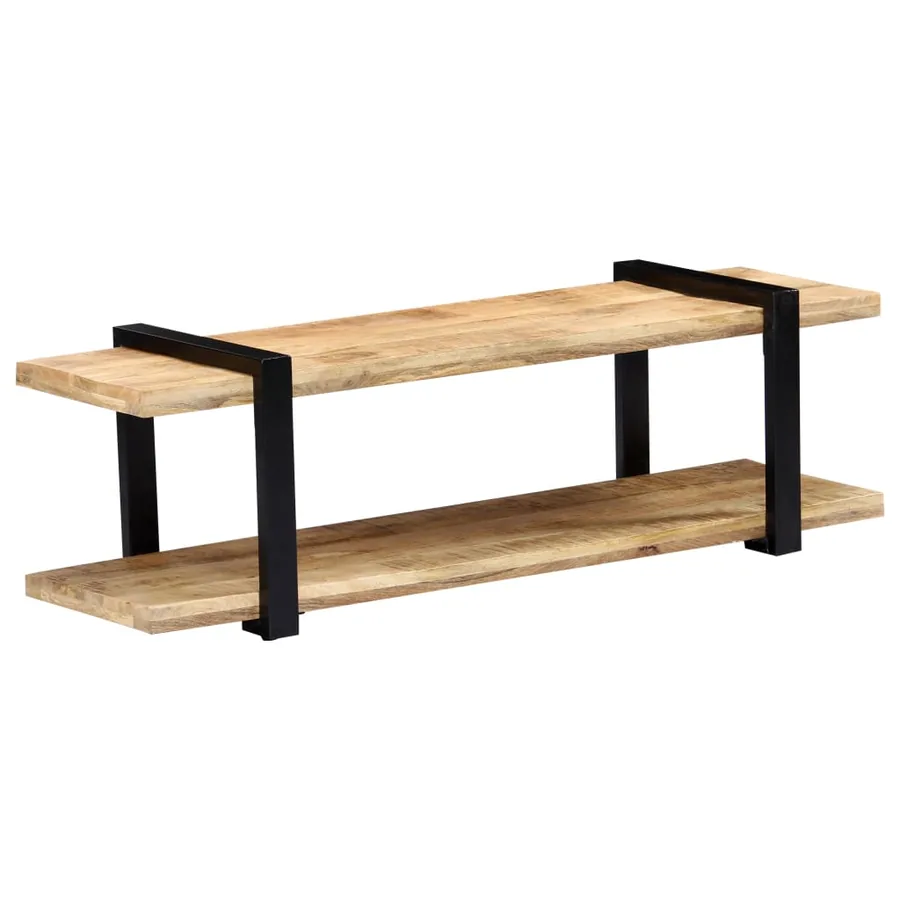 Meuble TV 247885 cm Bois de manguier massif - 9