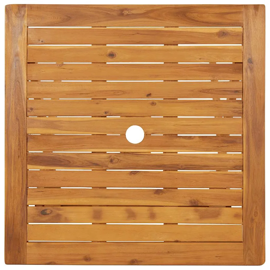 Table pliable de jardin 70x70x75 cm Bois d'acacia massif - 6