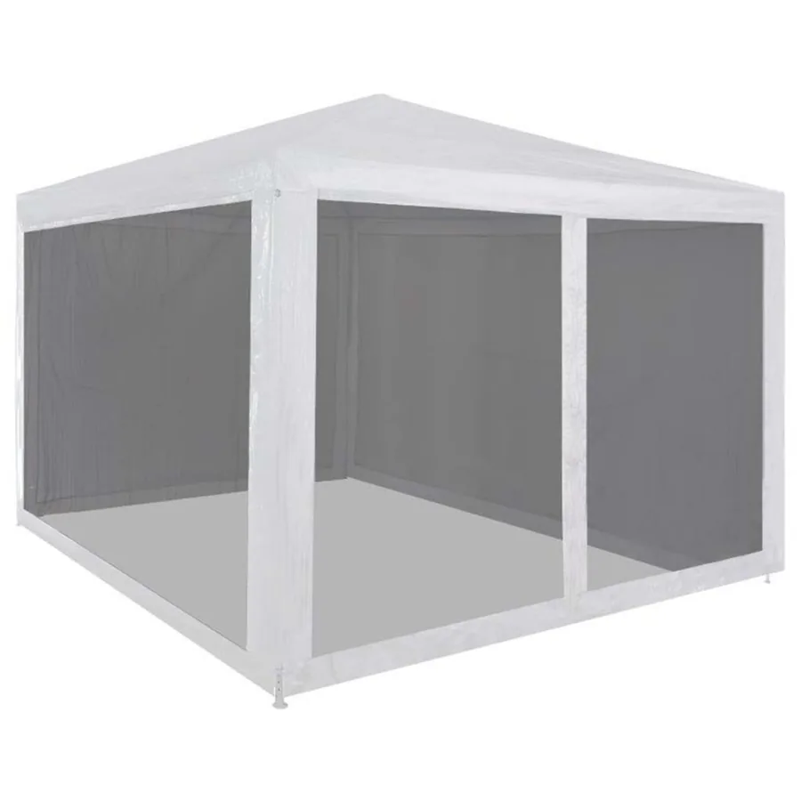 Tente de réception avec 4 parois en maille 3 x 3 m