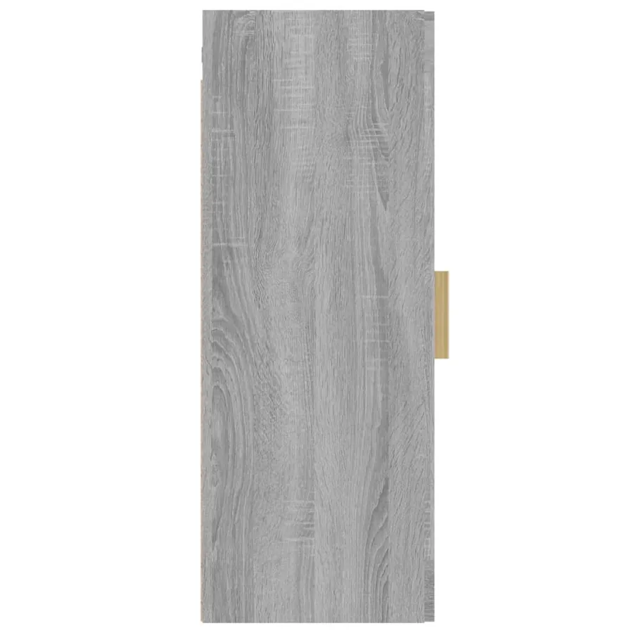 Armoire murale suspendue Sonoma gris 34,5x34x90 cm - 8