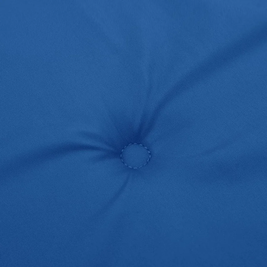 Coussins de chaise de jardin à dossier bas lot de 2 bleu royal - 7