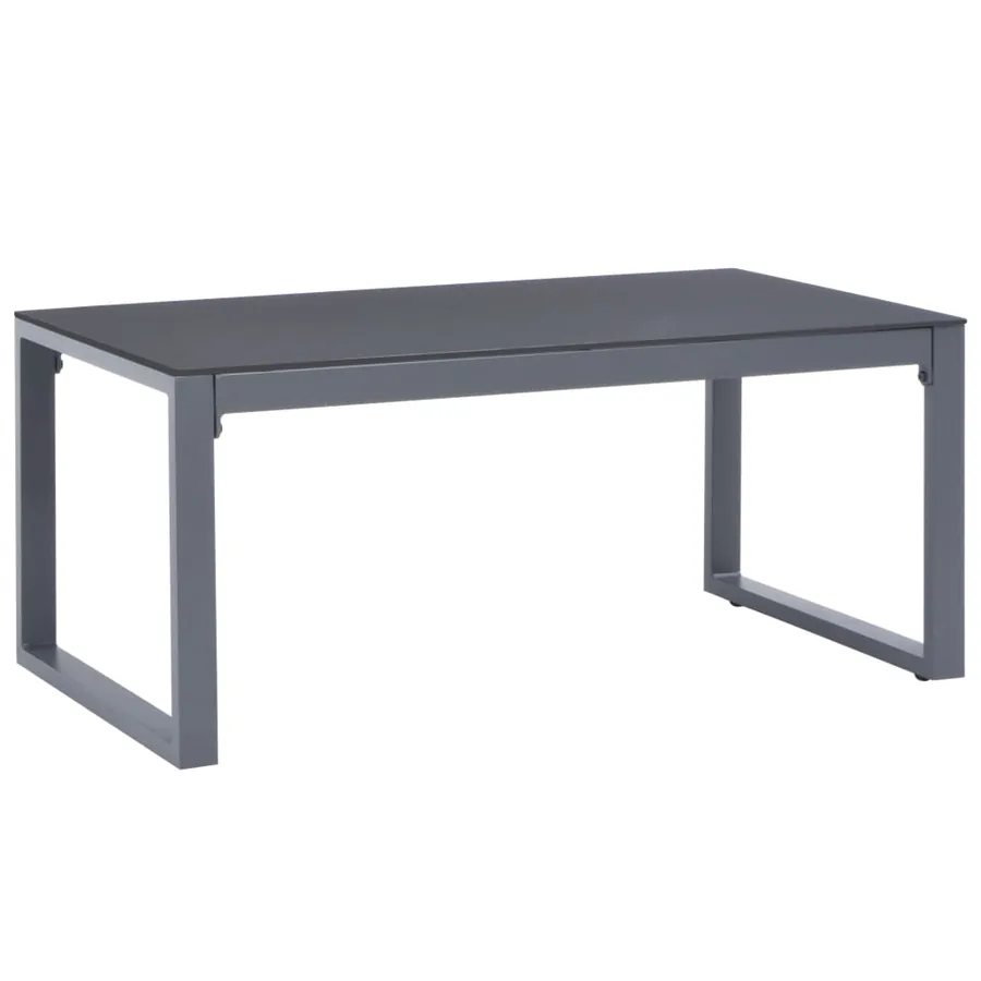 Table basse 90x50x40 cm Aluminium