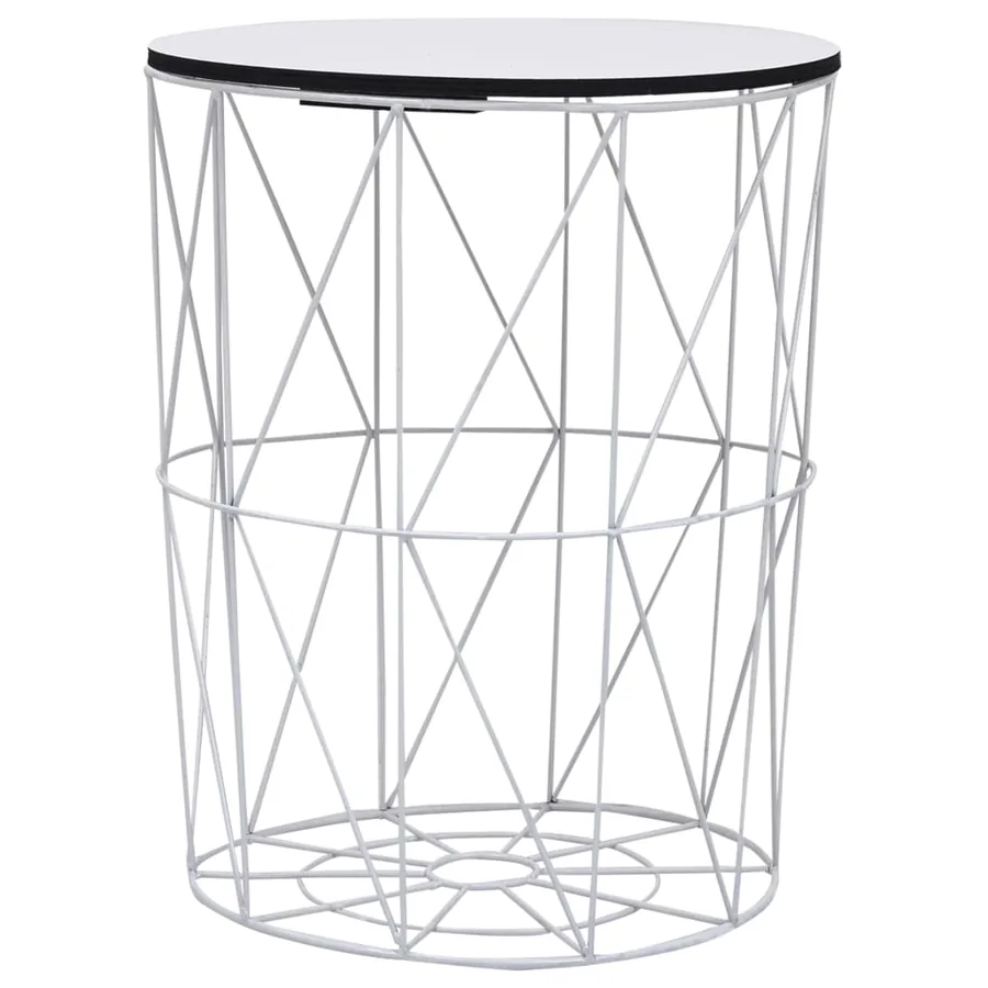 Table basse 3 pcs Blanc - 5