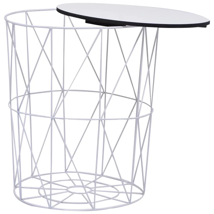 Table basse 3 pcs Blanc - 6