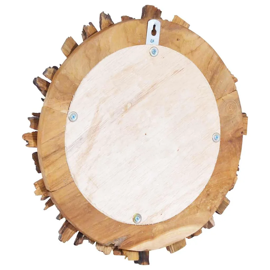 Miroir mural 60 cm Teck Rond - 4