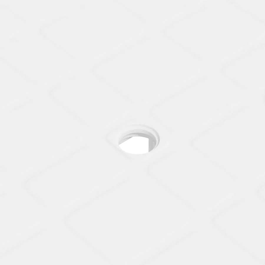 Table de jardin Blanc 80x75x72 cm Plastique - 9