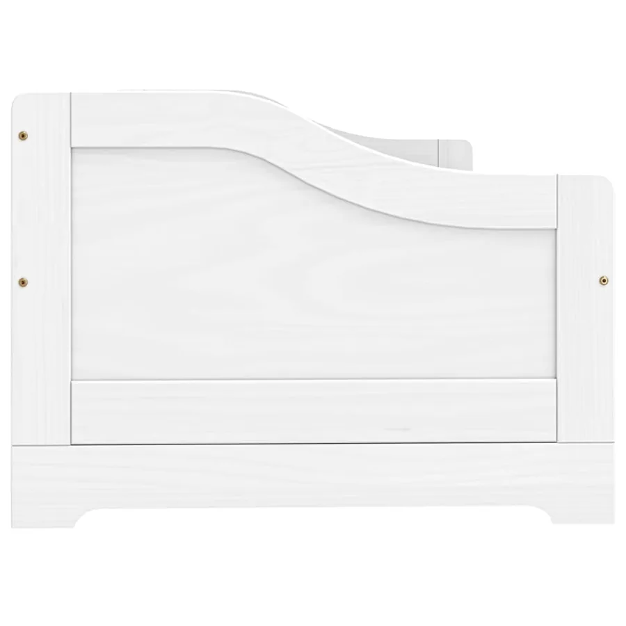 Lit de jour avec 3 tiroirs blanc 90x200 cm pin massif IRUN - 6