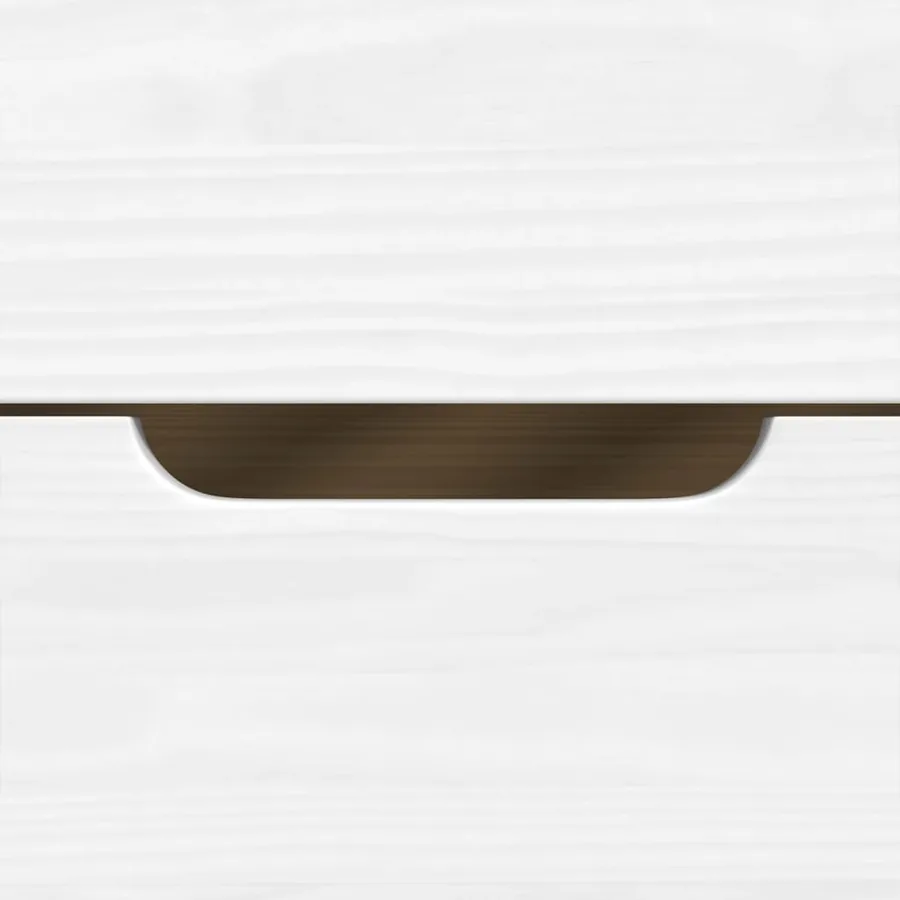 Lit de jour avec 3 tiroirs blanc 90x200 cm pin massif IRUN - 7