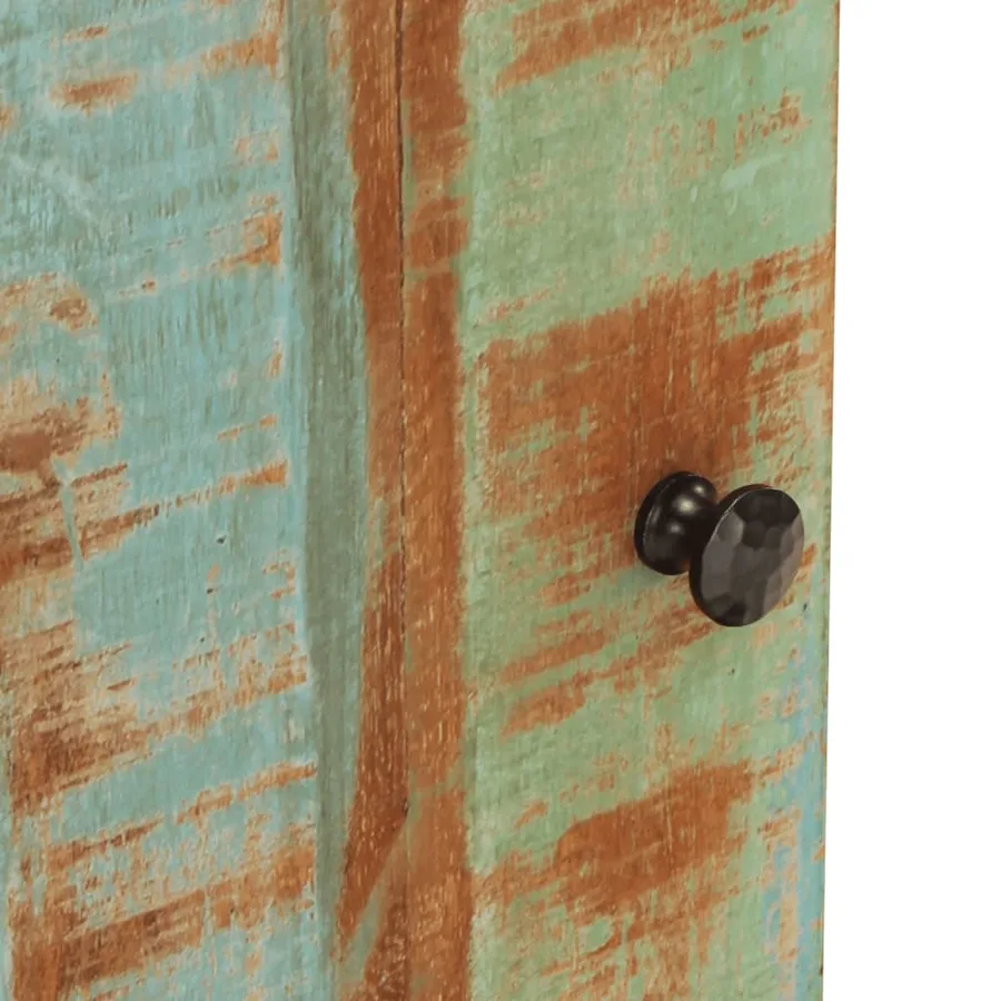 Armoire de salle de bain 38x33x58cm bois massif de récupération - 9
