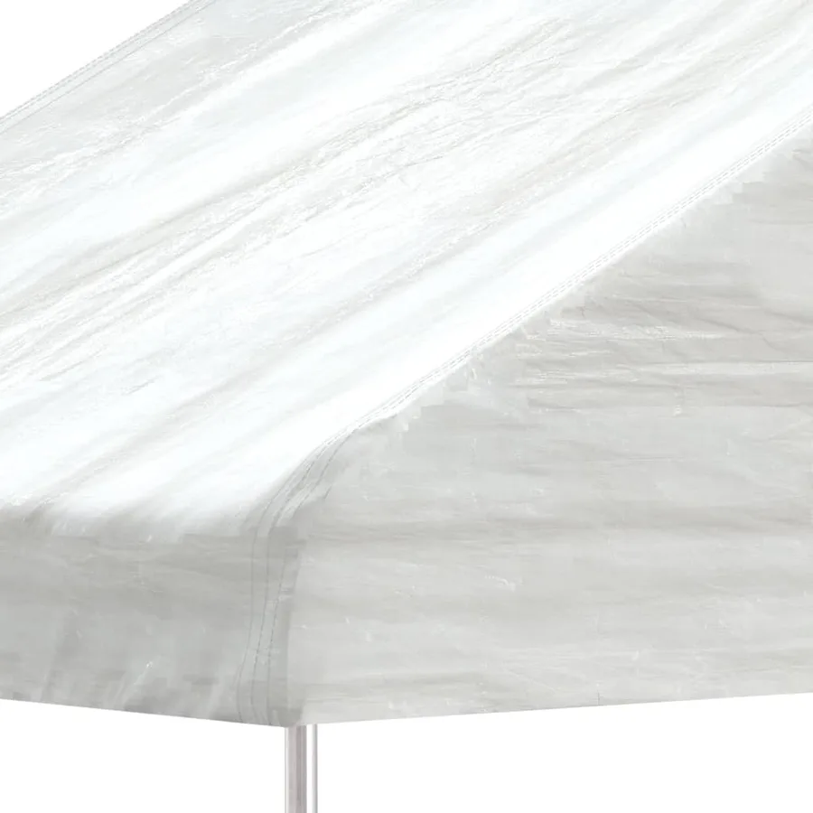 Belvédère avec toit blanc 15,61x4,08x3,22 m polyéthylène - 4