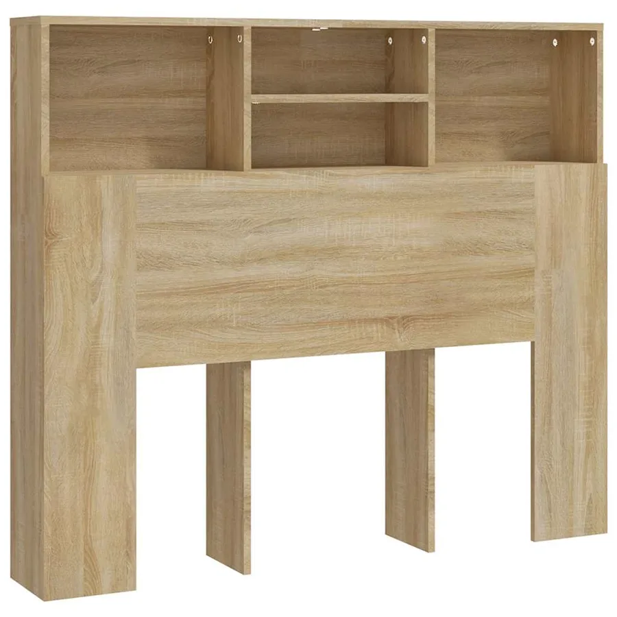 Armoire de tête de lit Chêne sonoma 120x19x103,5 cm - 2