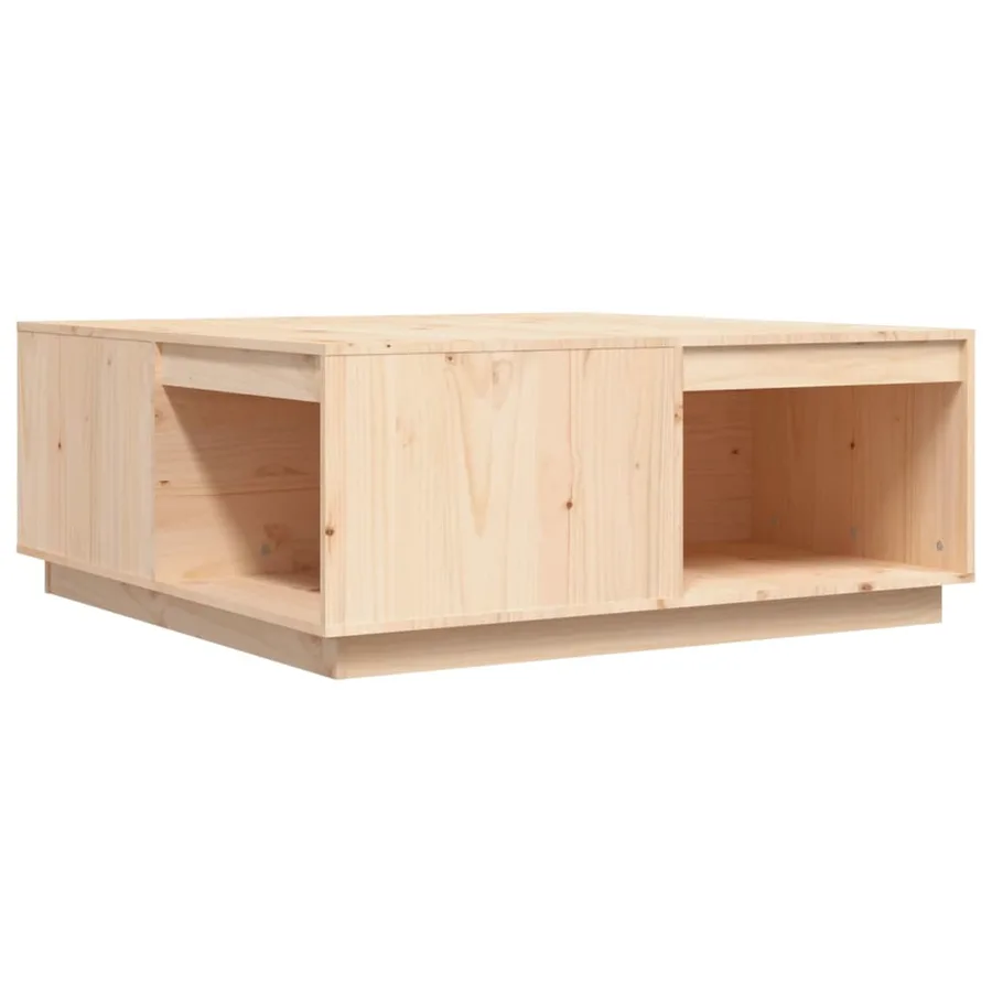 Table basse 100x101x40,5 cm Bois massif de pin - 2