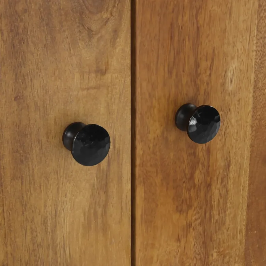 Meuble d'évier 62x33x58 cm bois de manguier et d'ingénierie - 9