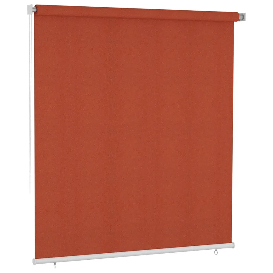 Store roulant d'extérieur 225 (l) x 230 (H) cm couleur terre cuite HDPE - 2