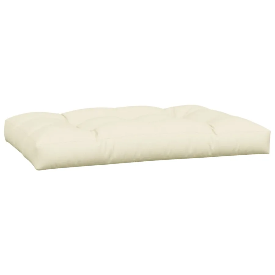 Coussins de palette lot de 3 crème tissu - 6