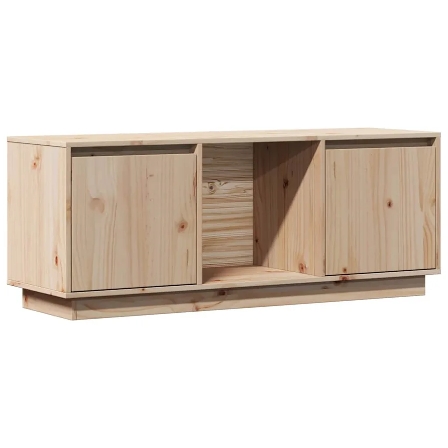 Meuble TV 110,5x35x44 cm Bois de pin massif - 2