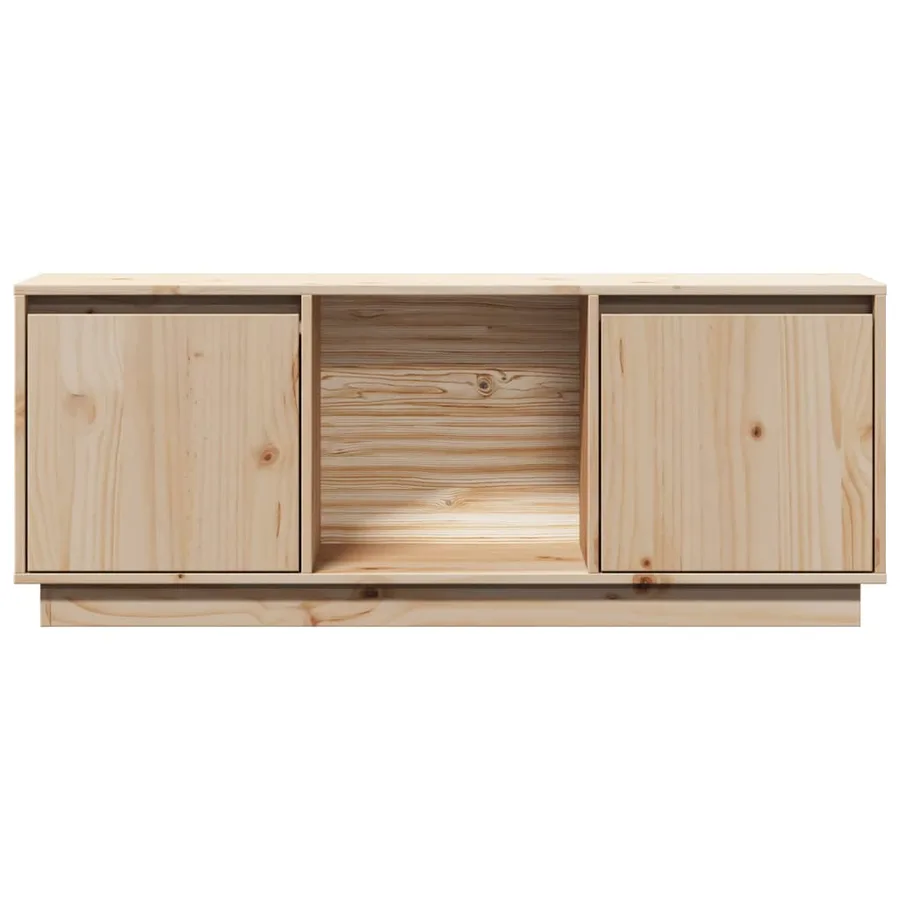 Meuble TV 110,5x35x44 cm Bois de pin massif - 5