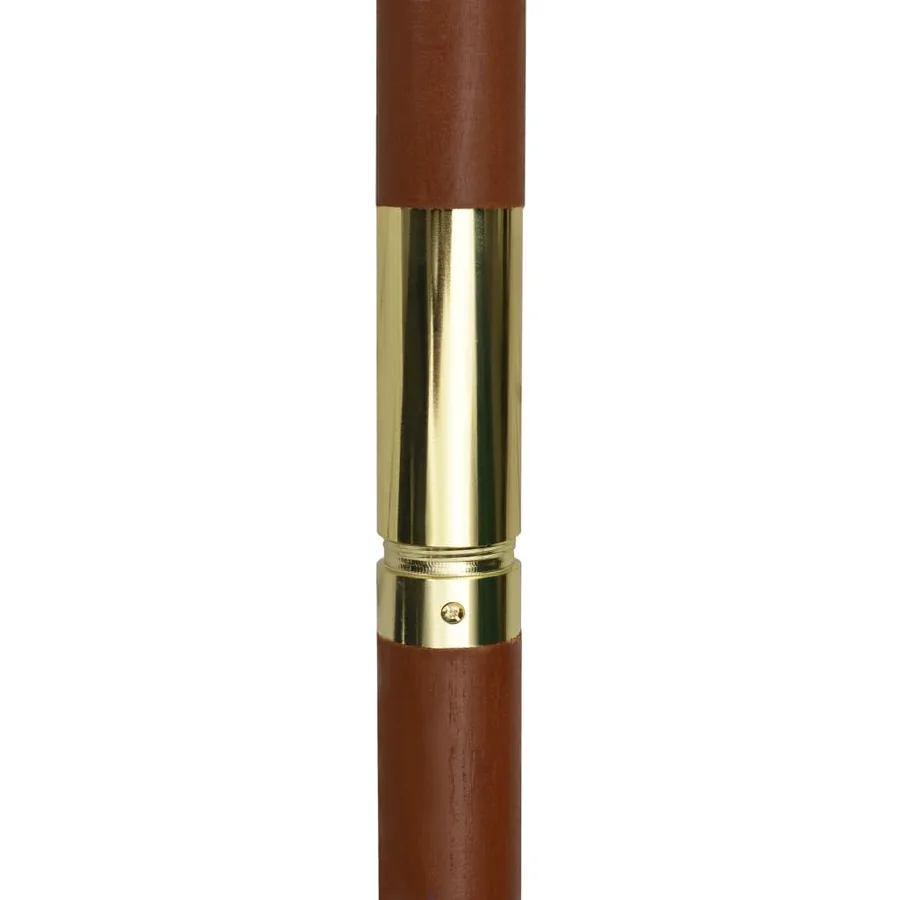 Parasol d'extérieur avec mât en bois 200x300 cm anthracite - 4