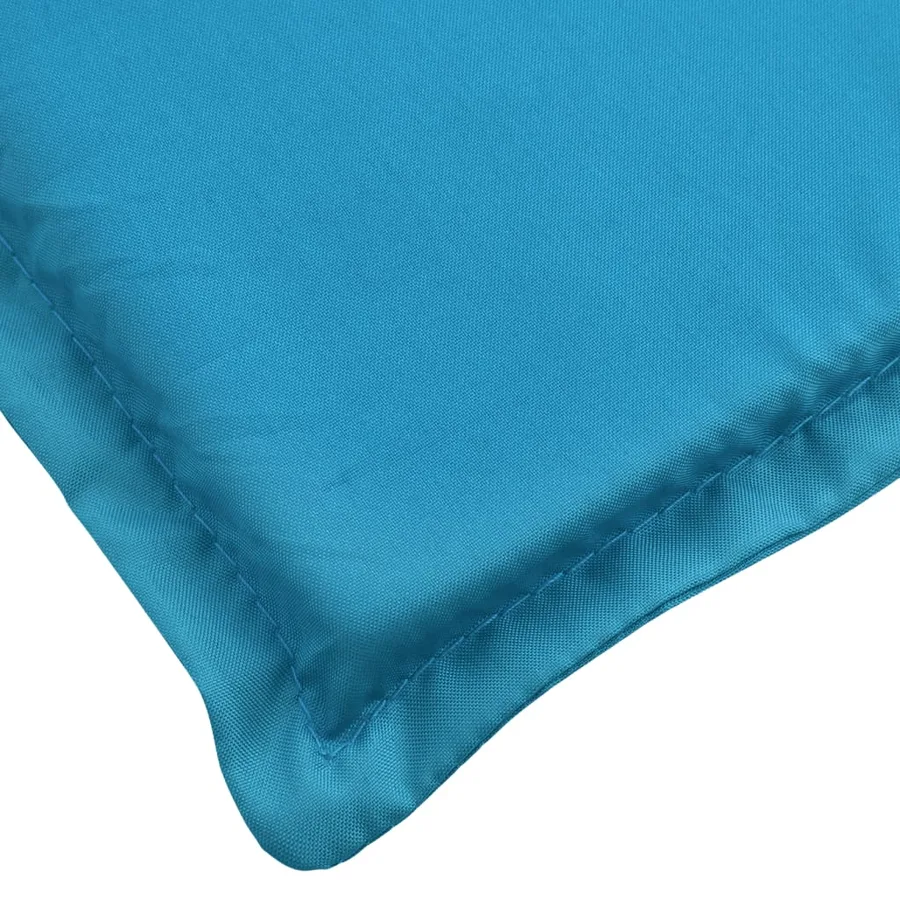 Coussin de chaise longue bleu 200x60x3 cm tissu oxford - 7