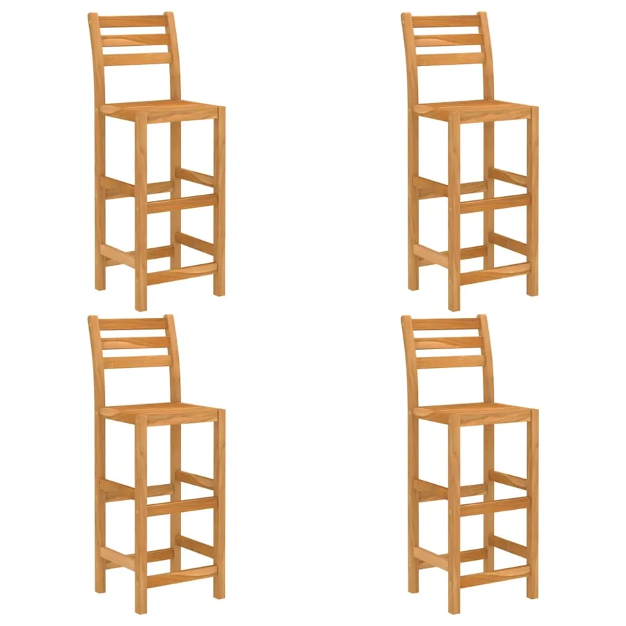 Ensemble de bar d'extérieur 5 pcs Bois d'acacia massif - 4