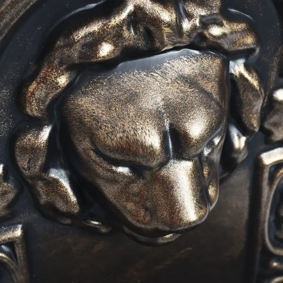 Fontaine murale Design de tête de lion Bronze - 5