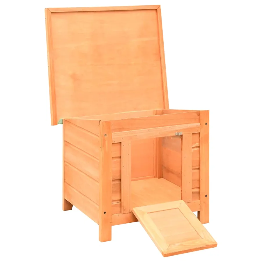 Maison de chat Pin massif et sapin 50 x 46 x 43,5 cm - 2
