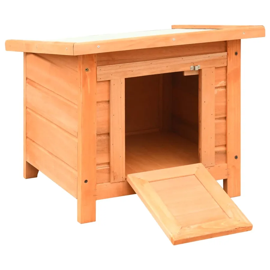 Maison de chat Pin massif et sapin 50 x 46 x 43,5 cm - 4