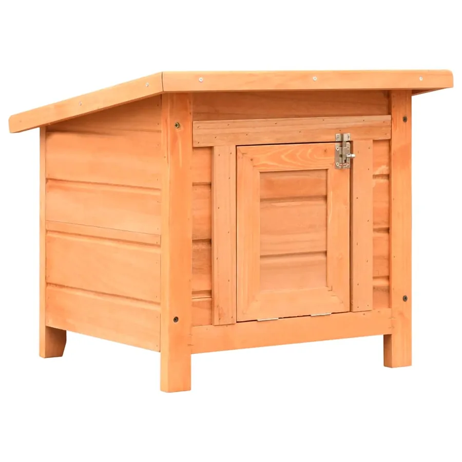 Maison de chat Pin massif et sapin 50 x 46 x 43,5 cm - 5
