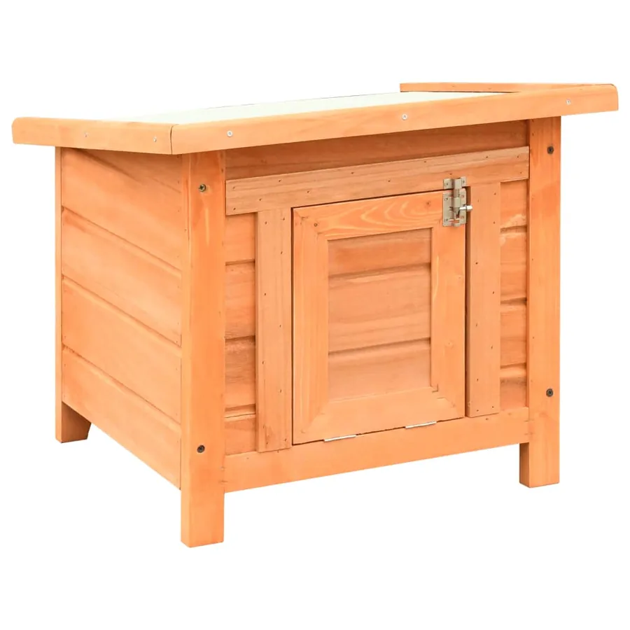 Maison de chat Pin massif et sapin 50 x 46 x 43,5 cm - 6