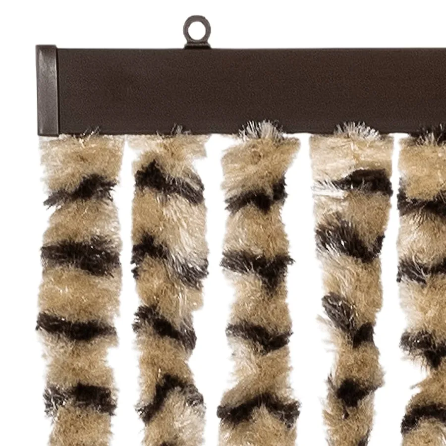 Moustiquaire Beige et marron 90x220 cm Chenille - 4