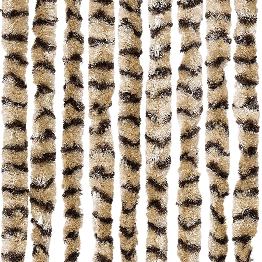 Moustiquaire Beige et marron 90x220 cm Chenille - 6
