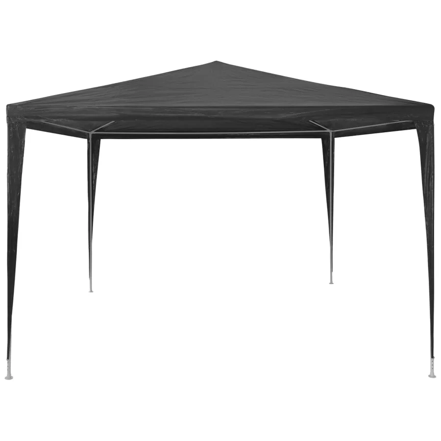 Tente de réception 3x3 m PE Anthracite - 2