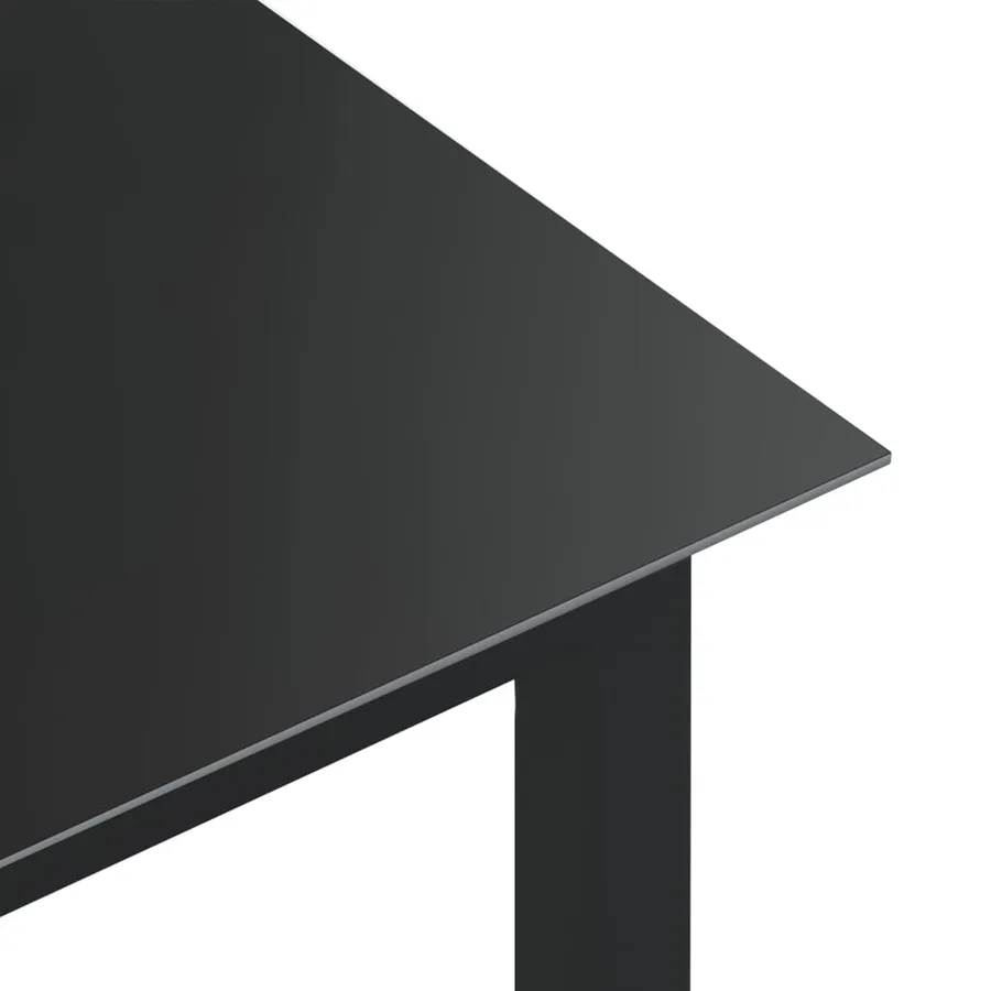 Ensemble à manger de jardin 7 pcs aluminium anthracite - 5