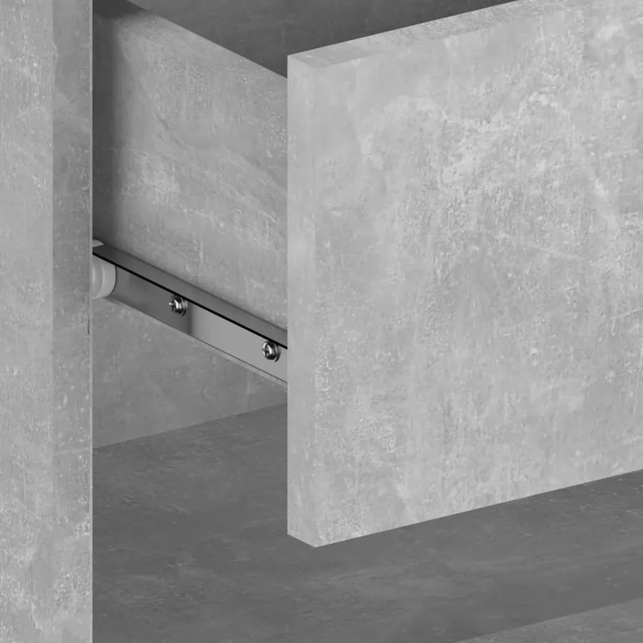 Tables de chevet murales 2 pcs Gris béton - 7