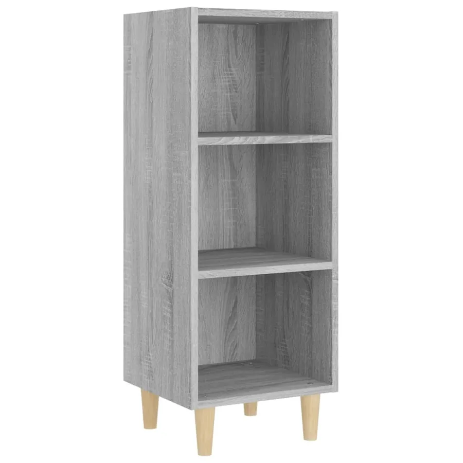 Buffet Sonoma gris 34,5x32,5x90 cm Bois d'ingénierie - 2