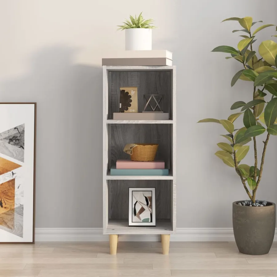 Buffet Sonoma gris 34,5x32,5x90 cm Bois d'ingénierie - 3