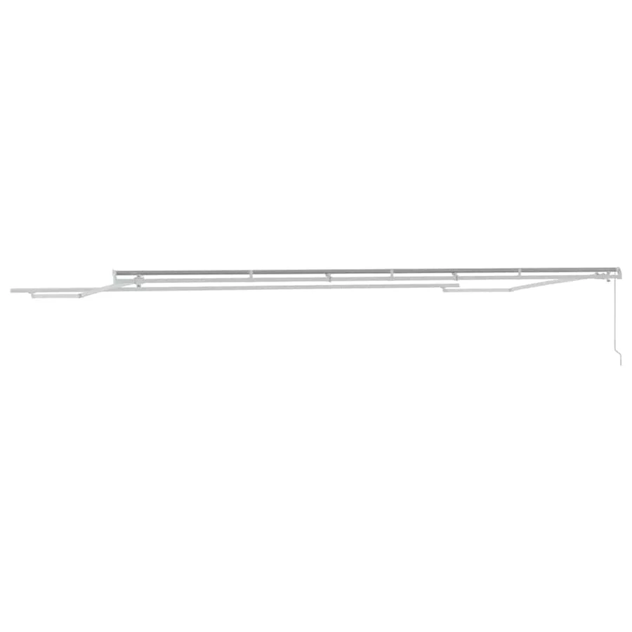 Cadre d'auvent Blanc 600 × 350 cm Aluminium - 6